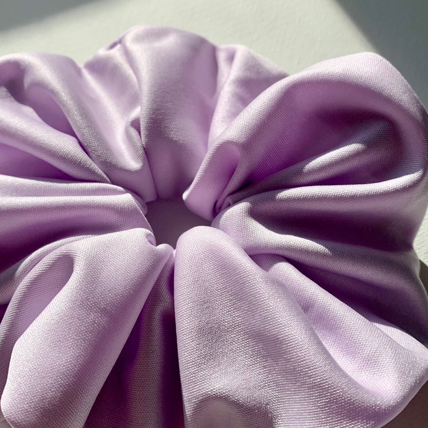 Silky Lavender Scrunchie - Oversized