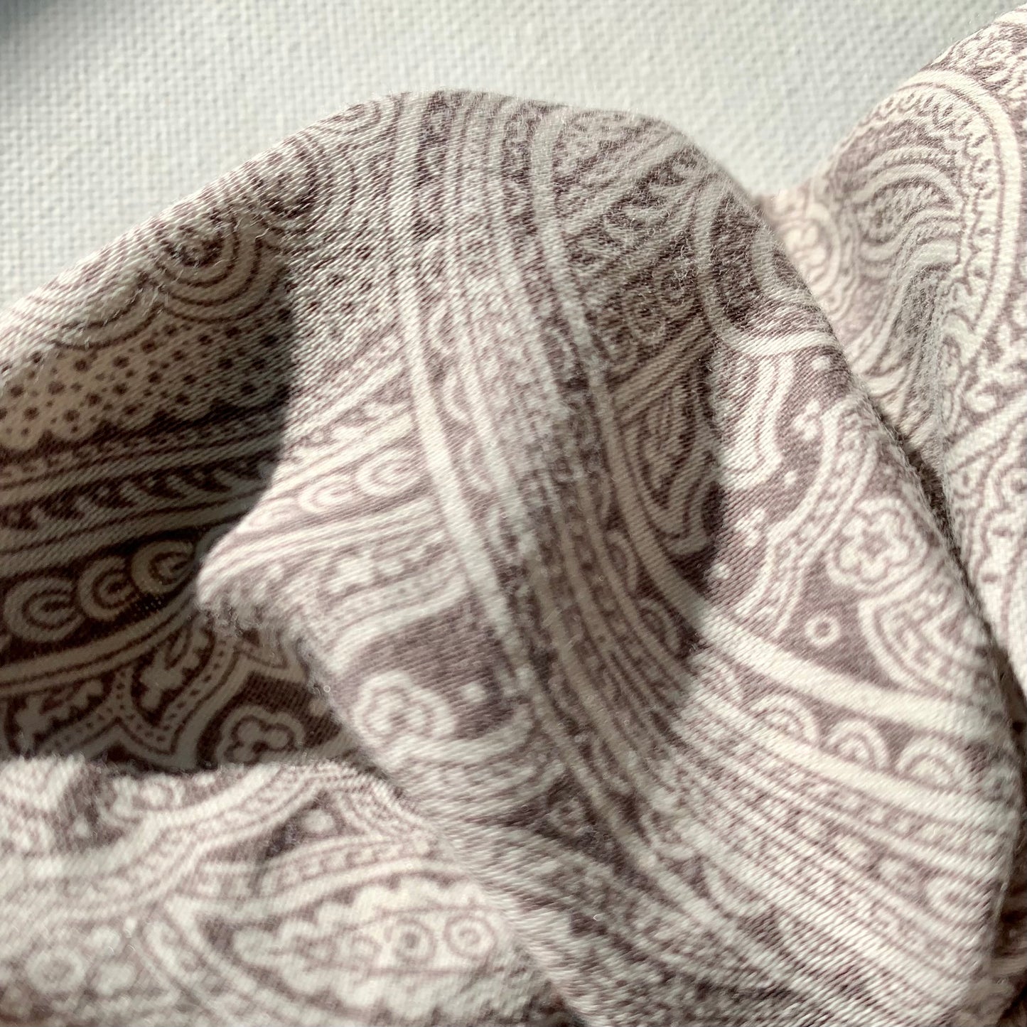 Purple Paisley Scrunchie - Oversized