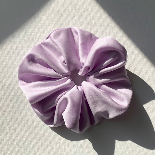 Silky Lavender Scrunchie - Oversized