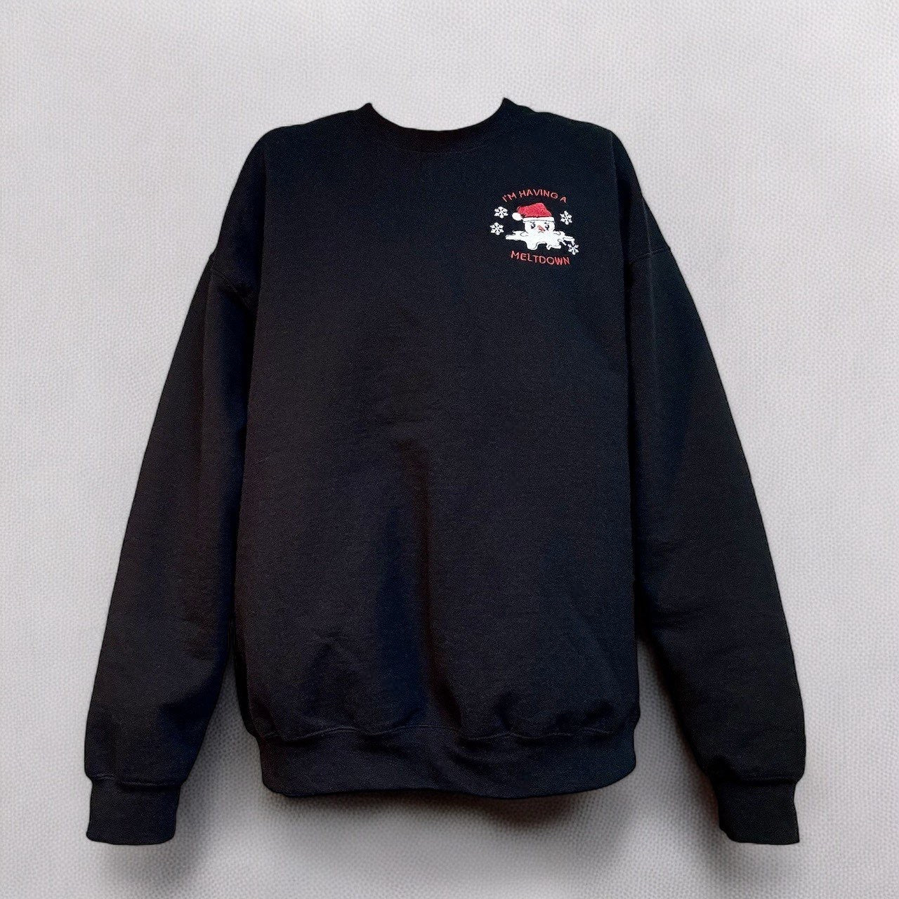 Snowman Meltdown Crewneck Sweatshirt