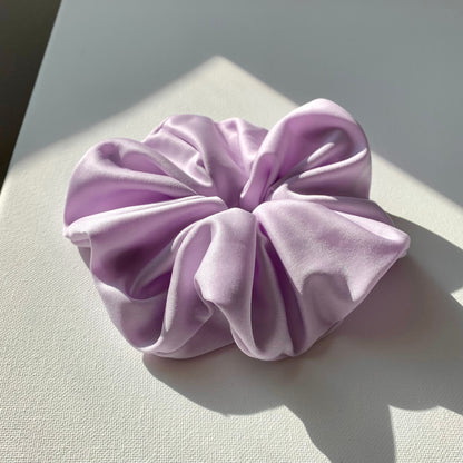 Silky Lavender Scrunchie - Oversized